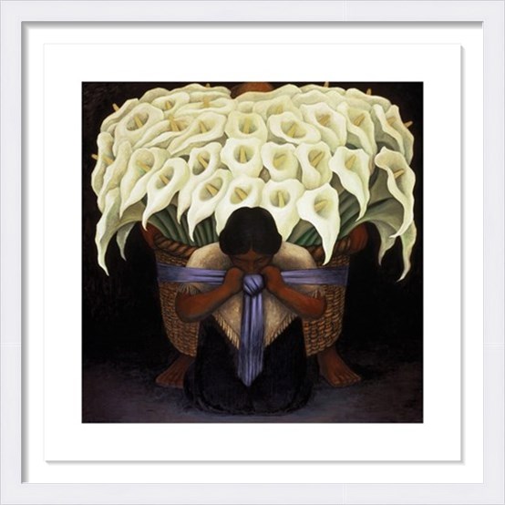 The flower sales seller diego rivera